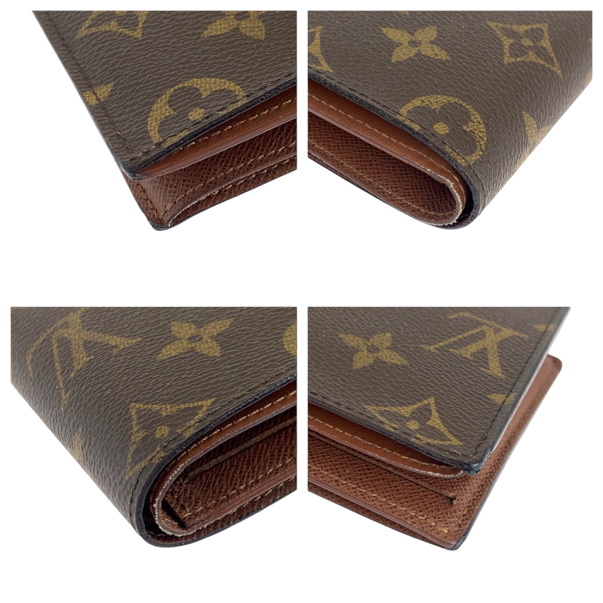 15629
LOUIS VUITTON ルイヴィトン モノグラム ポルトフォイユ マルコ ブラウン PVC M61675 折財布 コンパクトウォレット  メンズ
