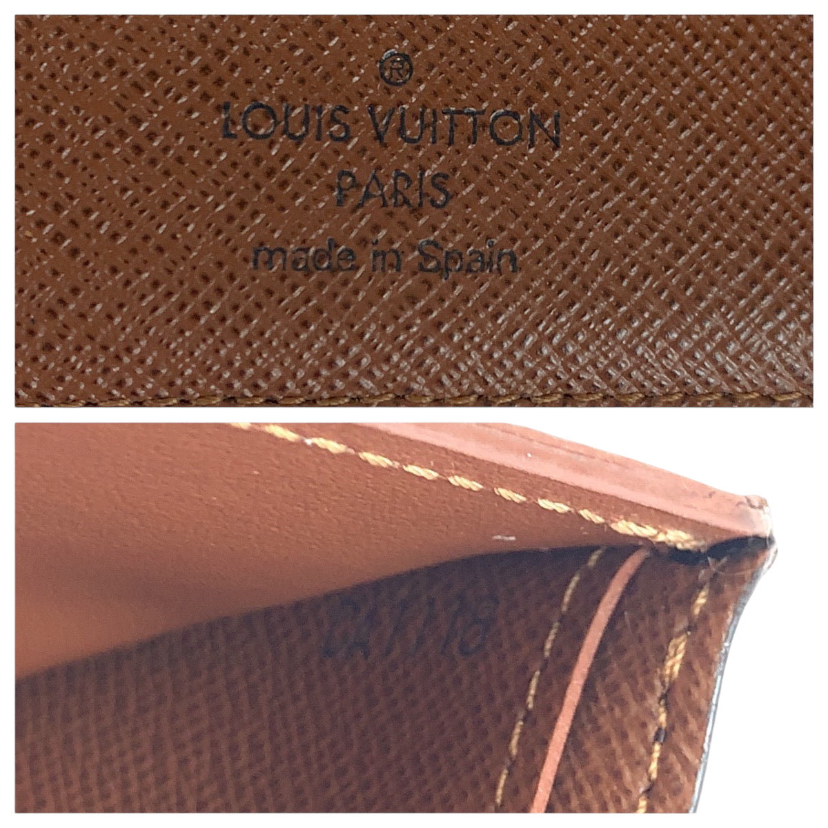 15629
LOUIS VUITTON ルイヴィトン モノグラム ポルトフォイユ マルコ ブラウン PVC M61675 折財布 コンパクトウォレット  メンズ