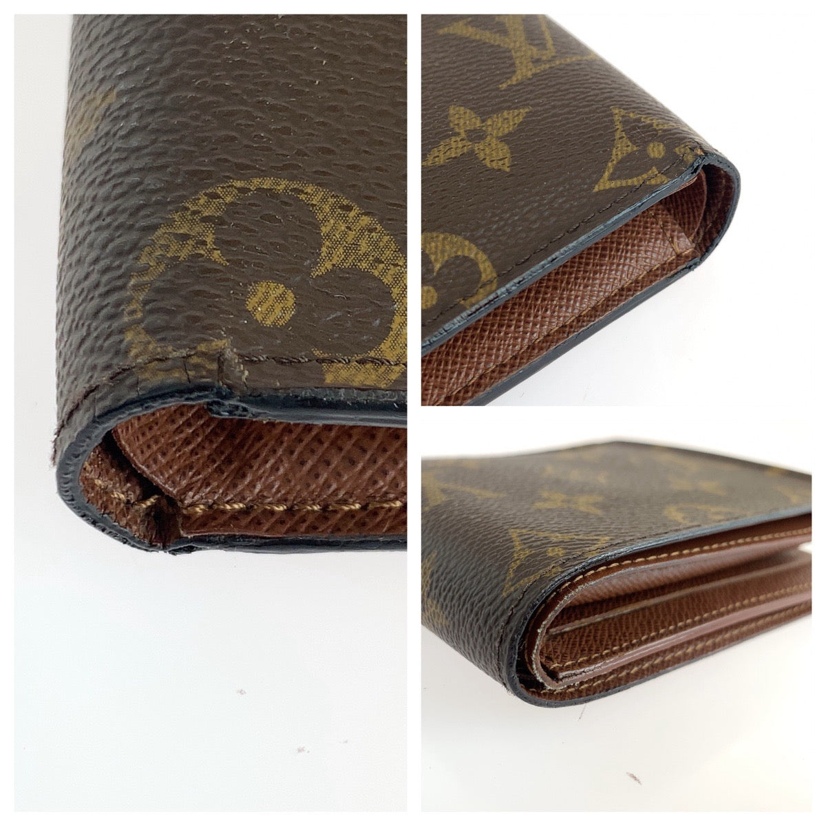 15629
LOUIS VUITTON ルイヴィトン モノグラム ポルトフォイユ マルコ ブラウン PVC M61675 折財布 コンパクトウォレット  メンズ