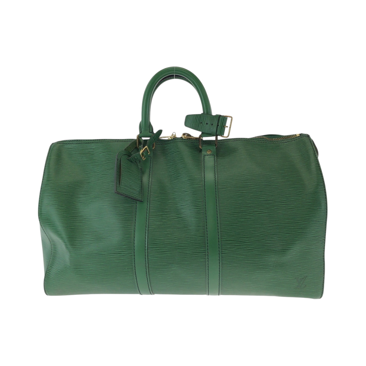 15630
LOUIS VUITTON ルイヴィトン エピ キーポル45 男女兼用 ボルネオグリーン ゴールド金具 エピレザー M42974 ボストンバッグ ハンドバッグ  レディース