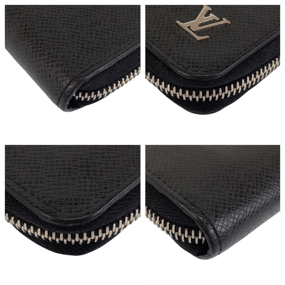 15631
LOUIS VUITTON ルイヴィトン タイガ ジッピーウォレット ヴェルティカル ブラック 黒 シルバー金具 レザー M30317 長財布 ロングウォレット  メンズ