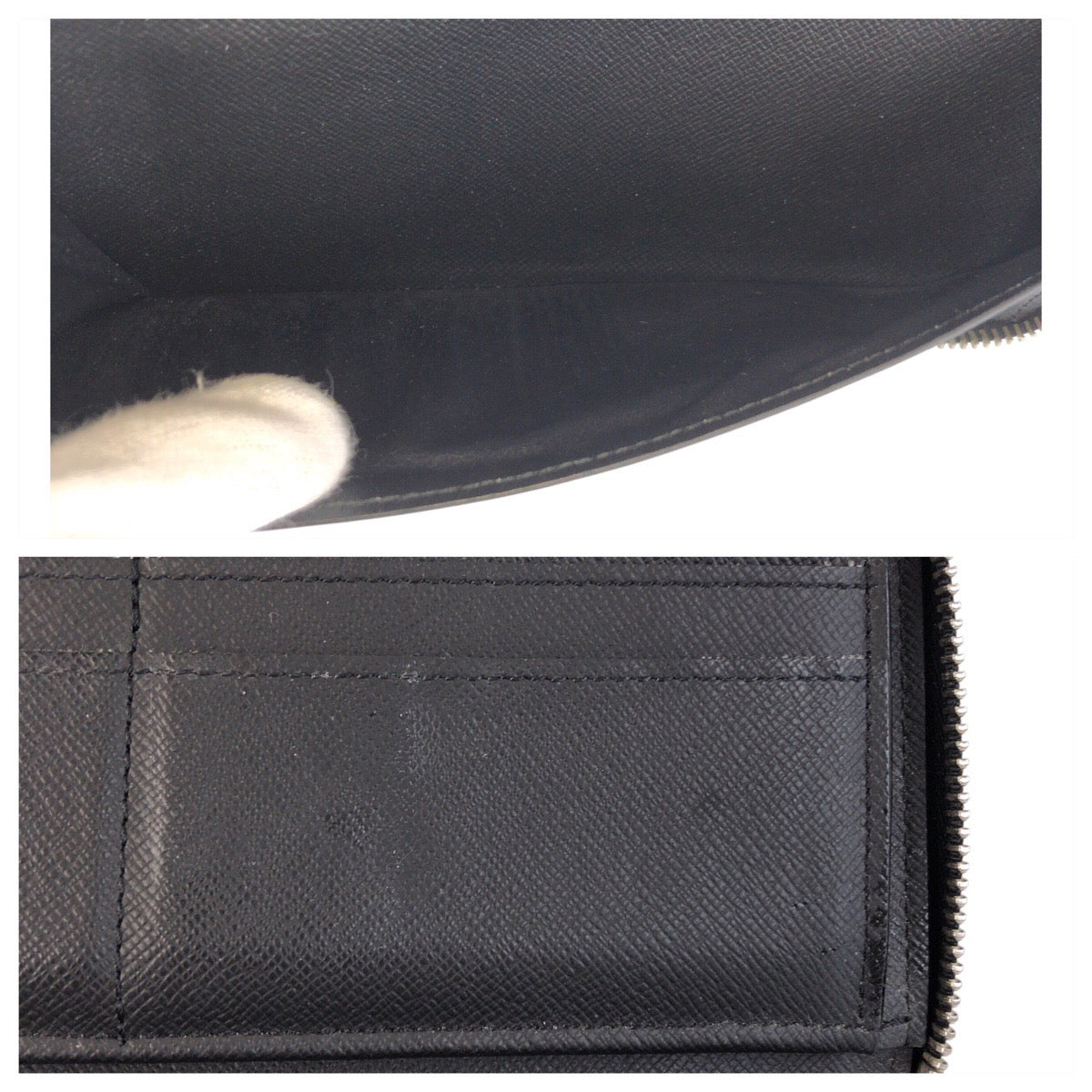 15631
LOUIS VUITTON ルイヴィトン タイガ ジッピーウォレット ヴェルティカル ブラック 黒 シルバー金具 レザー M30317 長財布 ロングウォレット  メンズ