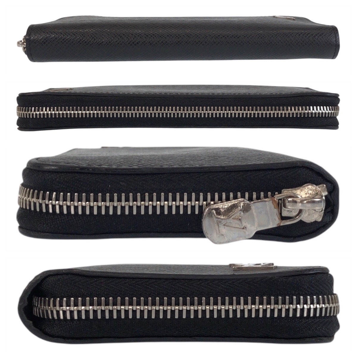 15631
LOUIS VUITTON ルイヴィトン タイガ ジッピーウォレット ヴェルティカル ブラック 黒 シルバー金具 レザー M30317 長財布 ロングウォレット  メンズ
