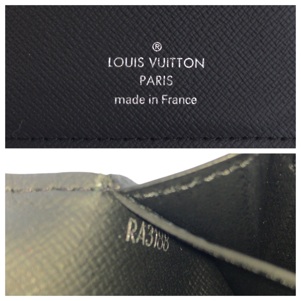 15632
LOUIS VUITTON ルイヴィトン タイガ ポルトフォイユ ブラザ ブラック 黒 シルバー金具 レザー M30179 長財布 ロングウォレット  メンズ