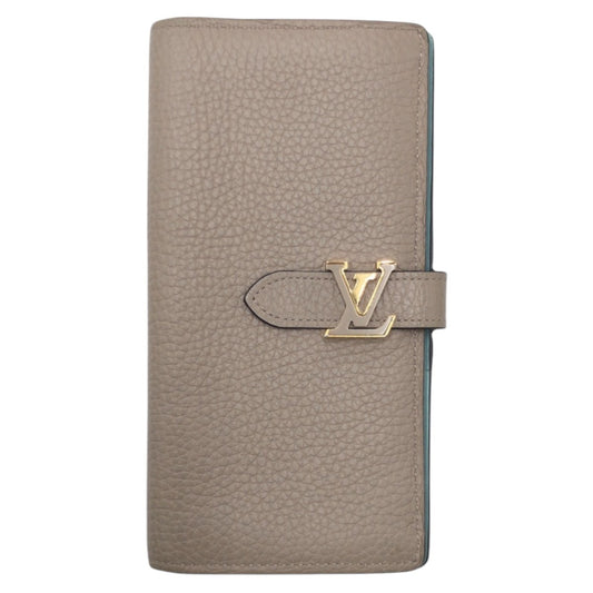 15633
LOUIS VUITTON ルイヴィトン LV ヴェルティカル ベージュ ガレ レザー M81367 長財布 ロングウォレット 男女兼用  レディース