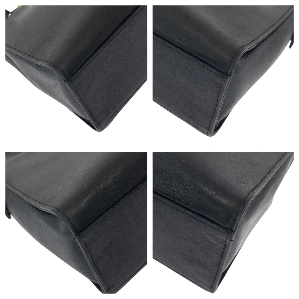 15636
VERSACE ヴェルサーチ ヴィンテージ メデューサ ブラック 黒 ゴールド金具 レザー チェーン ショルダーバッグ 肩掛け  レディース ABP60