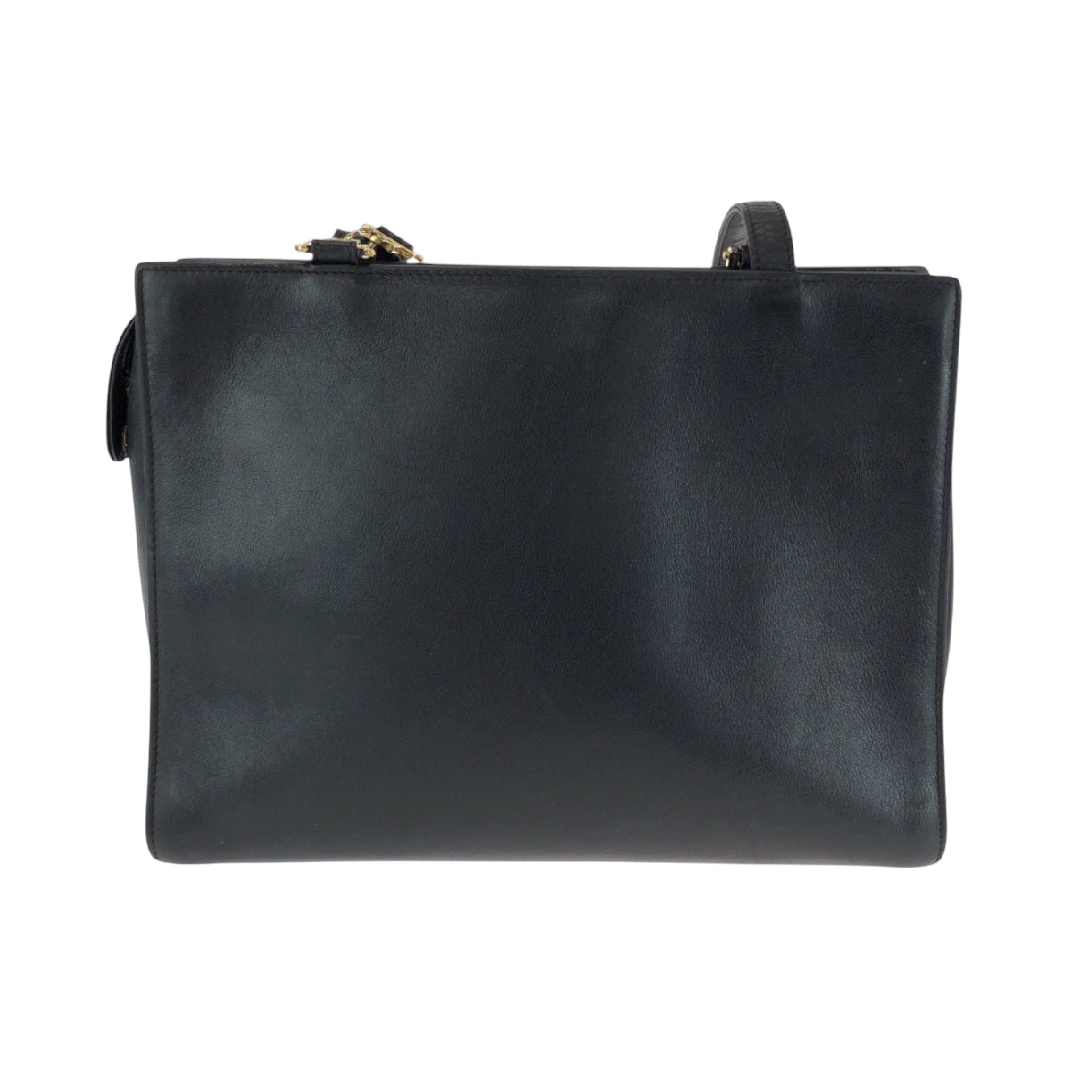 15636
VERSACE ヴェルサーチ ヴィンテージ メデューサ ブラック 黒 ゴールド金具 レザー チェーン ショルダーバッグ 肩掛け  レディース ABP60