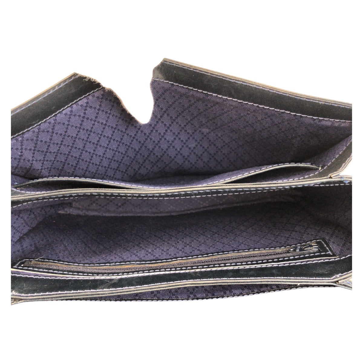 15637
GUCCI グッチ シェリーライン オールドグッチ グレー ネイビー GGスプリームキャンバス / レザー ショルダーバッグ  レディース ABP42