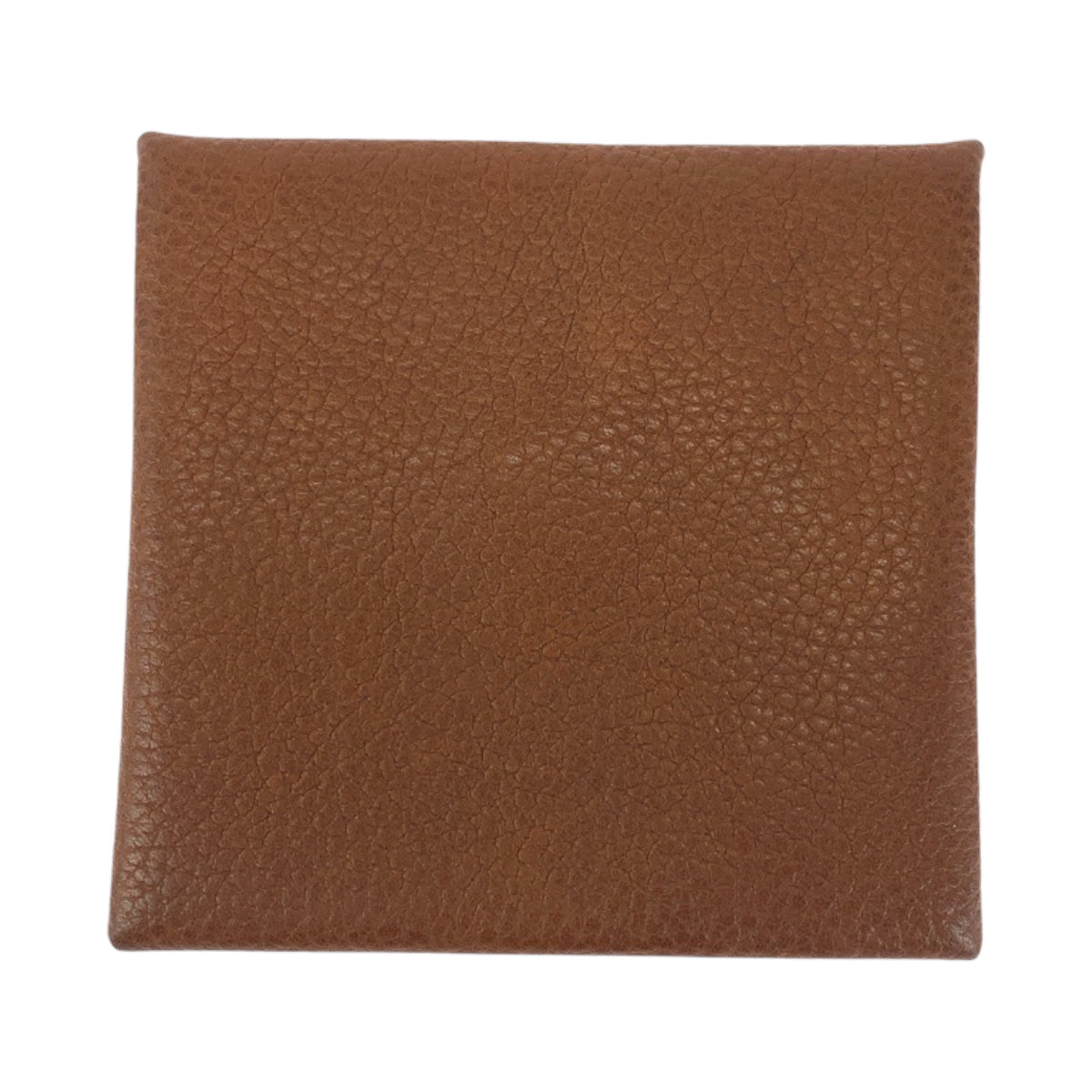 15641
HERMES エルメス バスティア 男女兼用 フォーヴ ブラウン シルバー金具 バレニア コインケース コンパクトウォレット B刻印  レディース