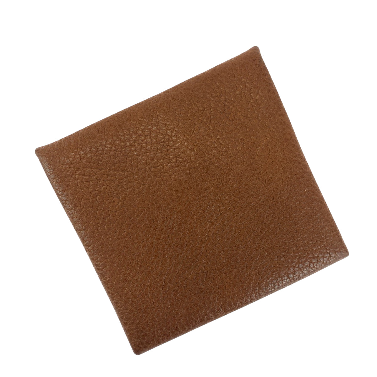 15641
HERMES エルメス バスティア 男女兼用 フォーヴ ブラウン シルバー金具 バレニア コインケース コンパクトウォレット B刻印  レディース