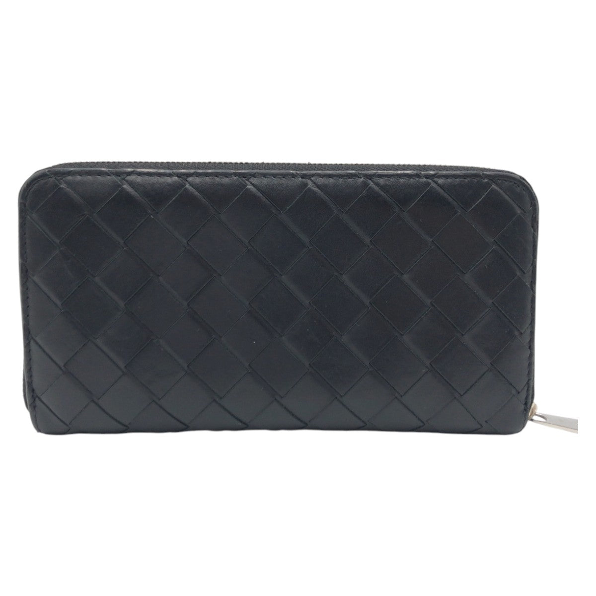15649
BOTTEGAVENETA ボッテガヴェネタ マキシイントレチャート ブラック 黒 ブルー レザー 長財布 ロングウォレット  メンズ