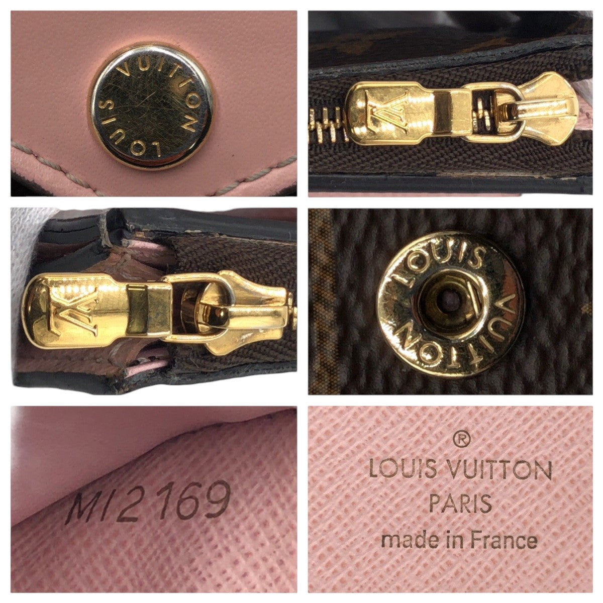 15652
LOUIS VUITTON ルイヴィトン モノグラム ポルトフォイユ ゾエ ブラウン ピンク ローズバレローヌ PVC M62933 三つ折り財布 折り財布 コンパクトウォレット  レディース