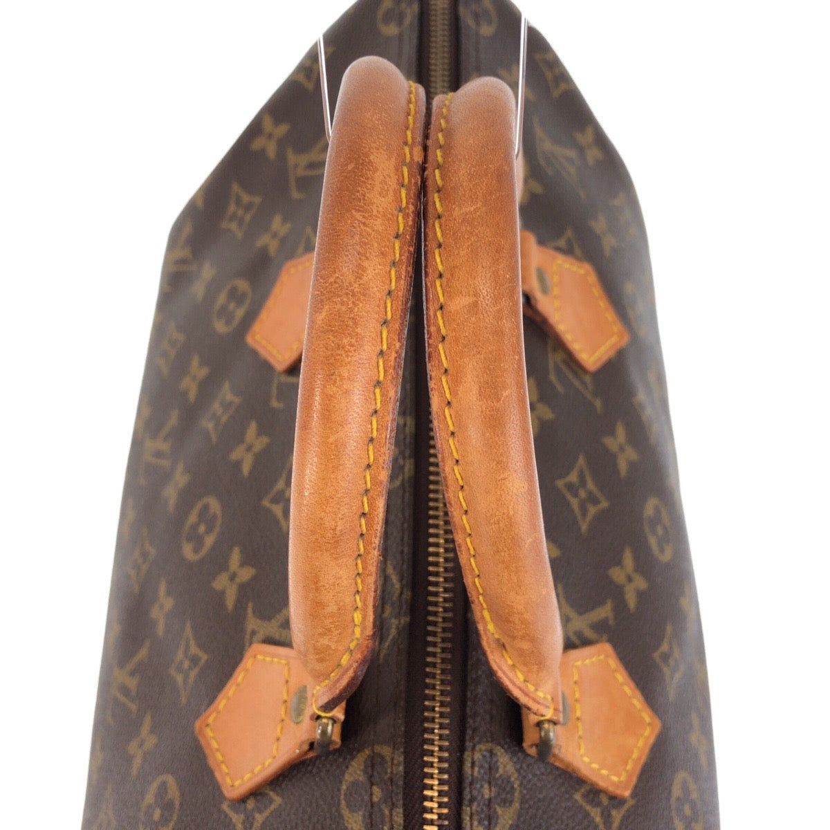 15666
LOUIS VUITTON ルイヴィトン モノグラム スピーディ35 ブラウン ゴールド金具 PVC / レザー M41524 ハンドバッグ ボストンバッグ  レディース