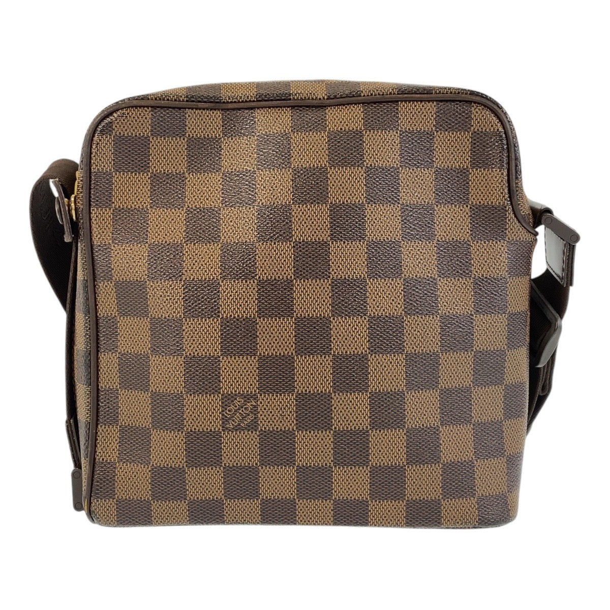 15679
LOUIS VUITTON ルイヴィトン ダミエ オラフ ブラウン ゴールド金具 PVC N41442 ショルダーバッグ ポシェット  レディース