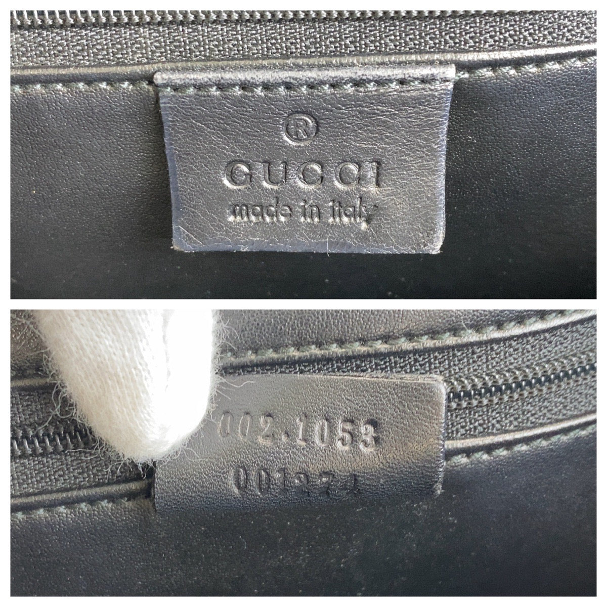 15684
GUCCI グッチ ブラック 黒 シルバー金具 GGキャンバス / レザー 002 1053 トートバッグ ショルダーバッグ  レディース ABP30