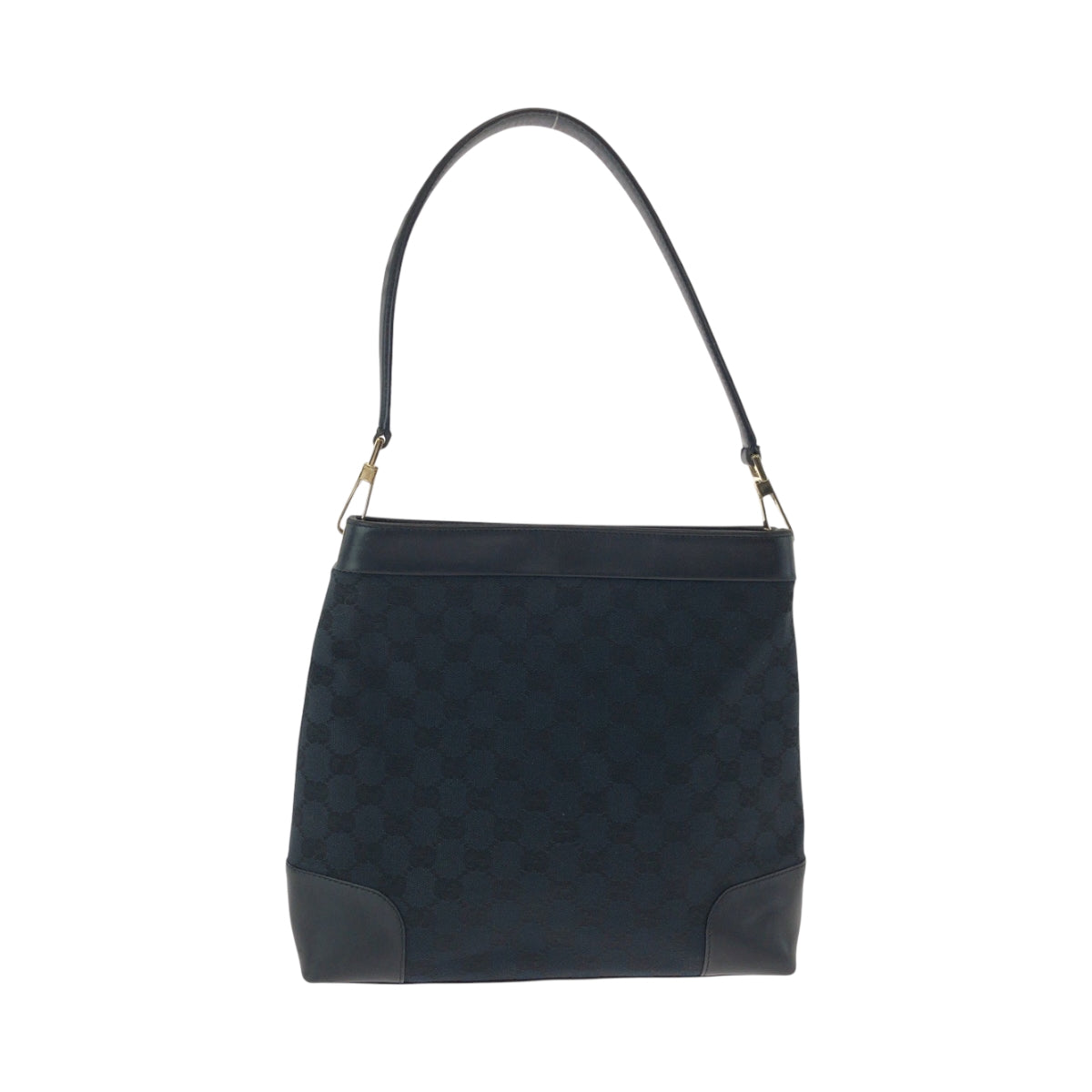15685
GUCCI グッチ ブラック シルバー金具 GGキャンバス 001 4231 ショルダーバッグ ハンドバッグ  レディース