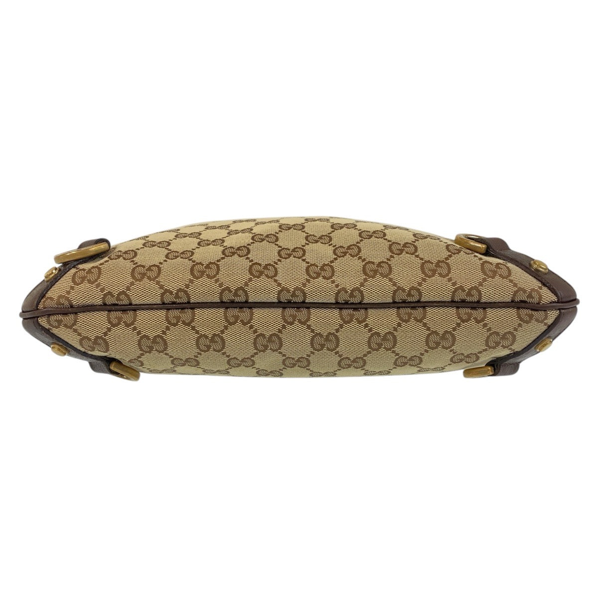 15698
GUCCI グッチ アビー ベージュ ブラウン ゴールド金具 GGキャンバス / レザー 131326 ショルダーバッグ メッセンジャーバッグ  レディース ABP27