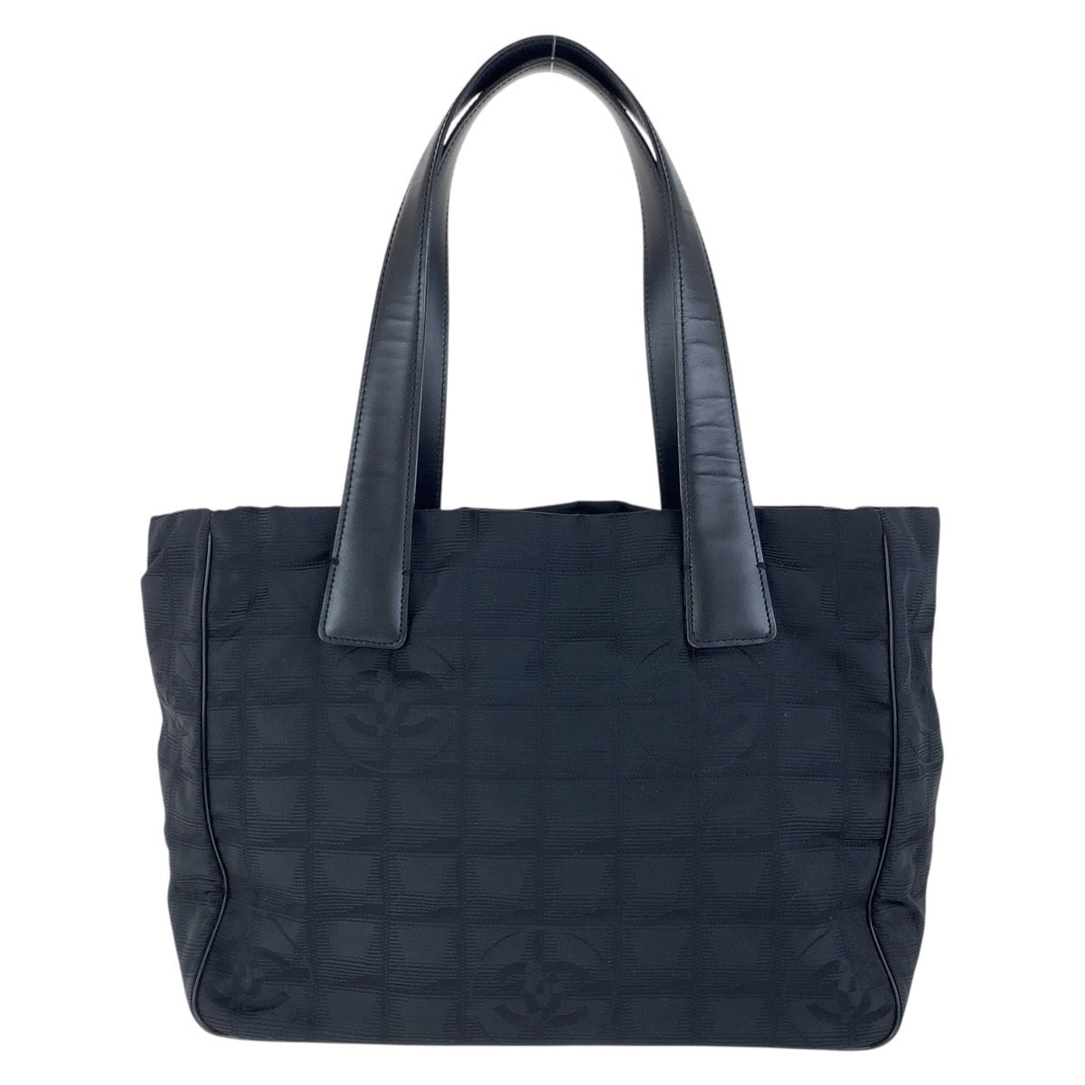 15699
CHANEL シャネル ヴィンテージ ニュートラベルライン ココマーク ブラック 黒 ゴールド金具 キャンバス / レザー トートバッグ ショルダーバッグ  レディース