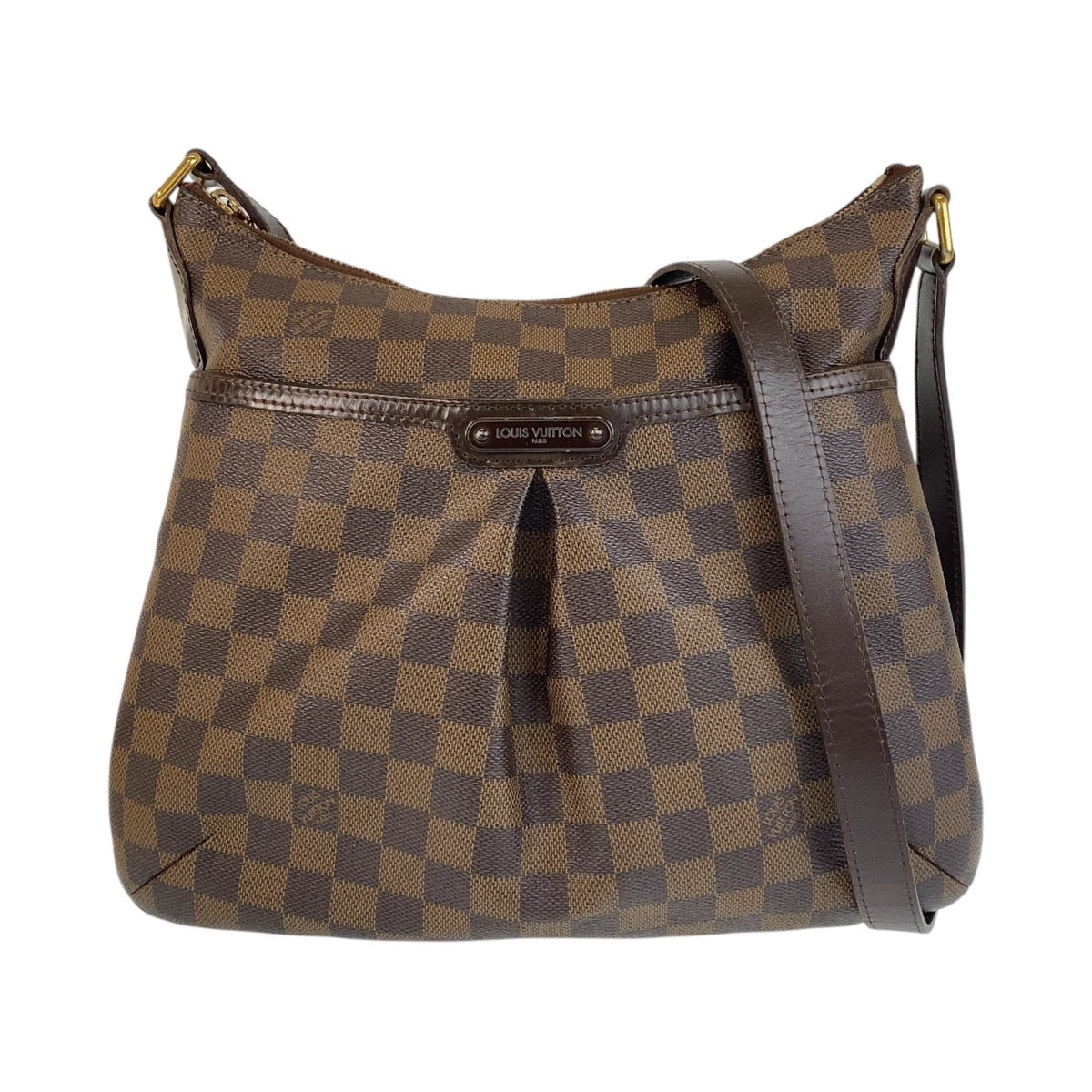 15702
LOUIS VUITTON ルイヴィトン ダミエ ブルームズベリPM ブラウン ゴールド金具 PVC / レザー N42251 ショルダーバッグ メッセンジャーバッグ  レディース