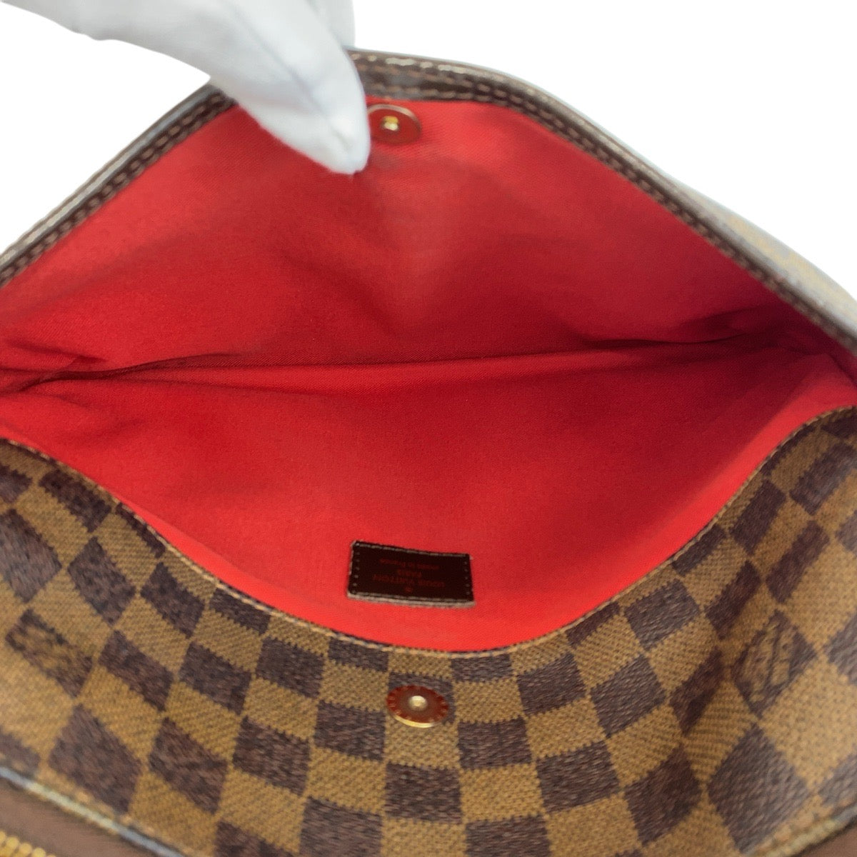 15702
LOUIS VUITTON ルイヴィトン ダミエ ブルームズベリPM ブラウン ゴールド金具 PVC / レザー N42251 ショルダーバッグ メッセンジャーバッグ  レディース