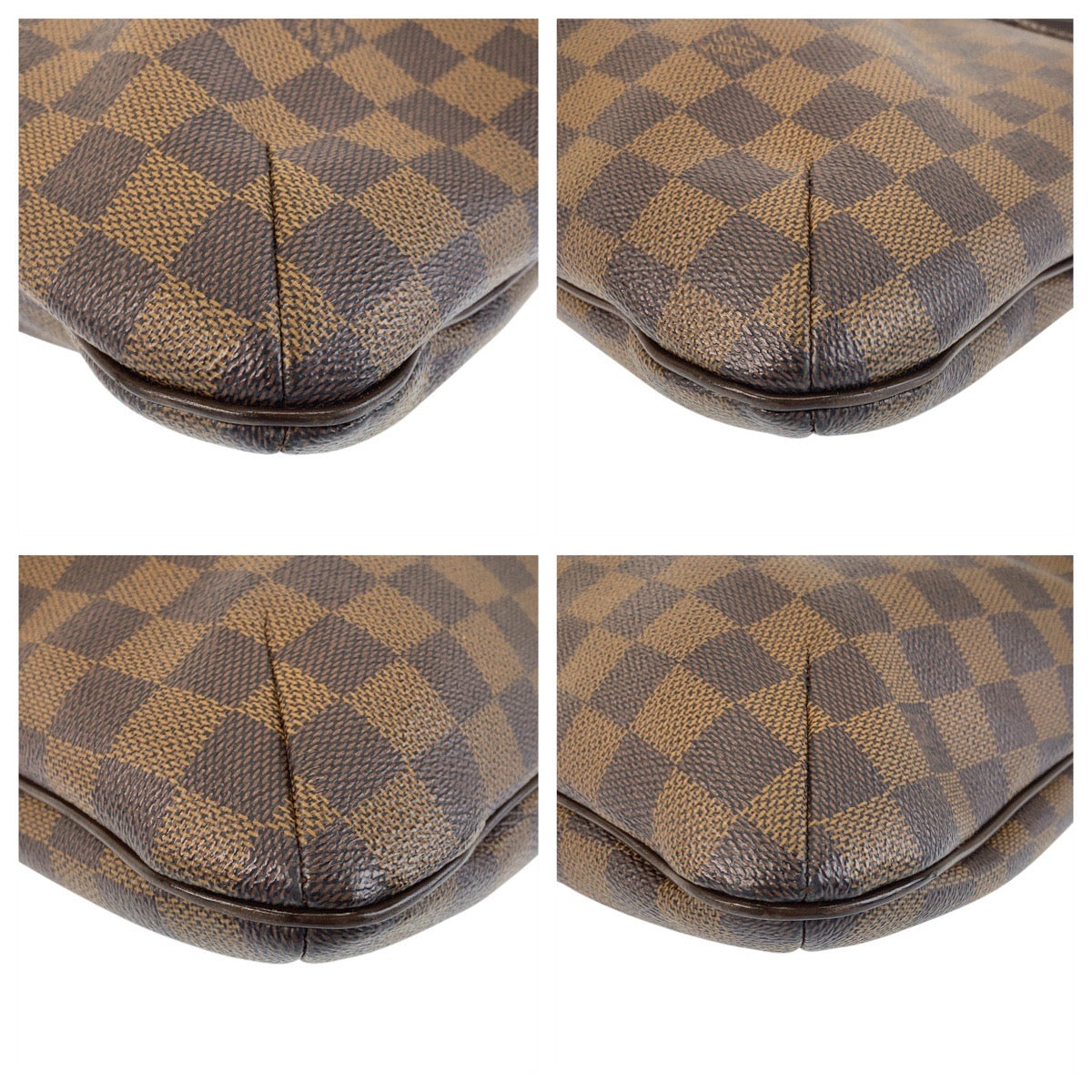 15702
LOUIS VUITTON ルイヴィトン ダミエ ブルームズベリPM ブラウン ゴールド金具 PVC / レザー N42251 ショルダーバッグ メッセンジャーバッグ  レディース
