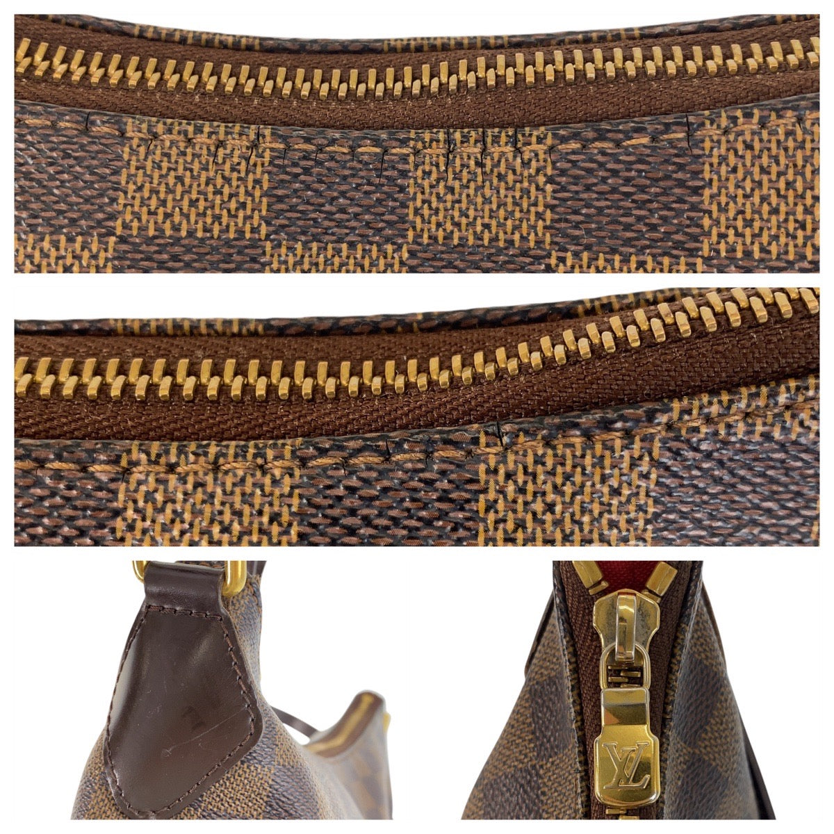 15702
LOUIS VUITTON ルイヴィトン ダミエ ブルームズベリPM ブラウン ゴールド金具 PVC / レザー N42251 ショルダーバッグ メッセンジャーバッグ  レディース