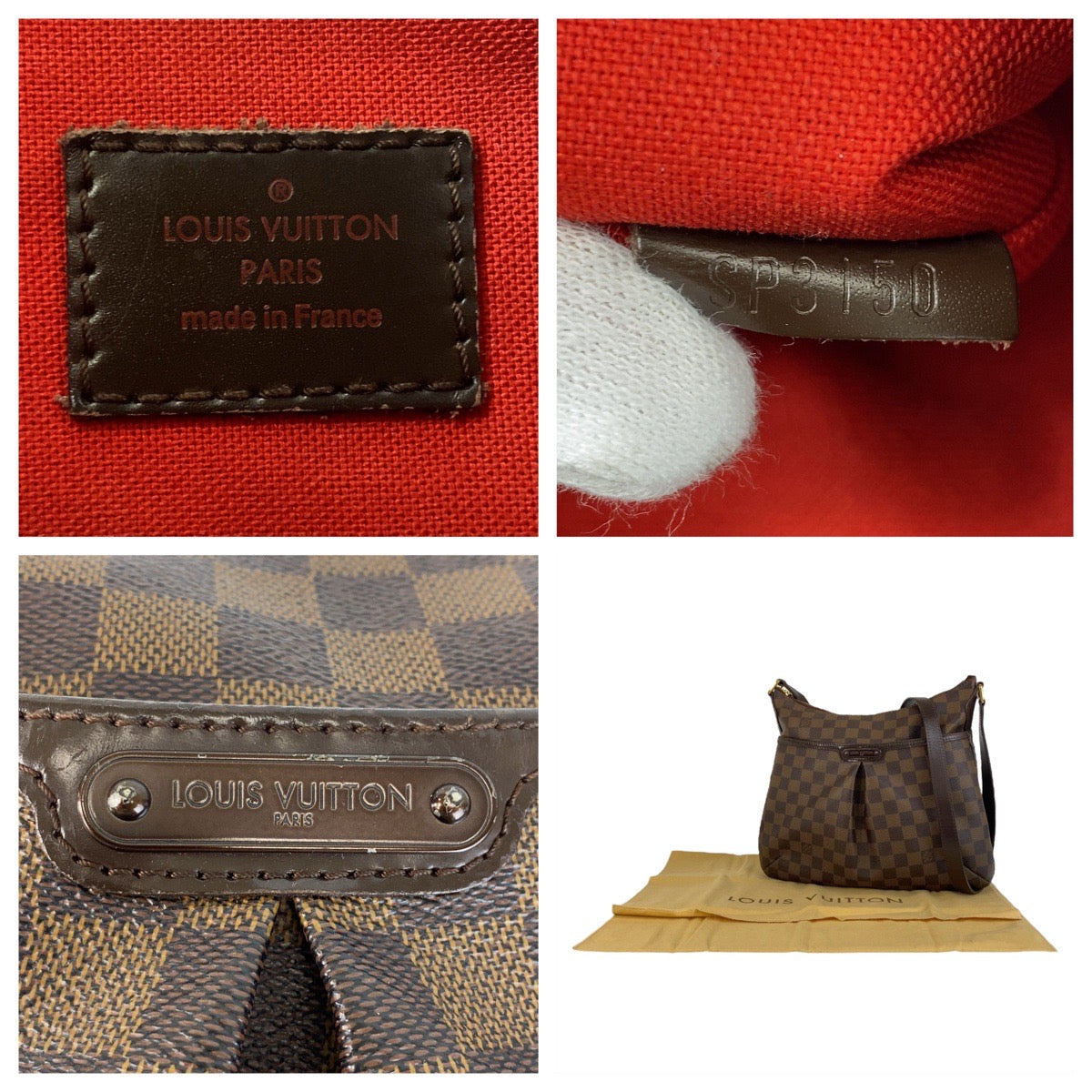 15702
LOUIS VUITTON ルイヴィトン ダミエ ブルームズベリPM ブラウン ゴールド金具 PVC / レザー N42251 ショルダーバッグ メッセンジャーバッグ  レディース