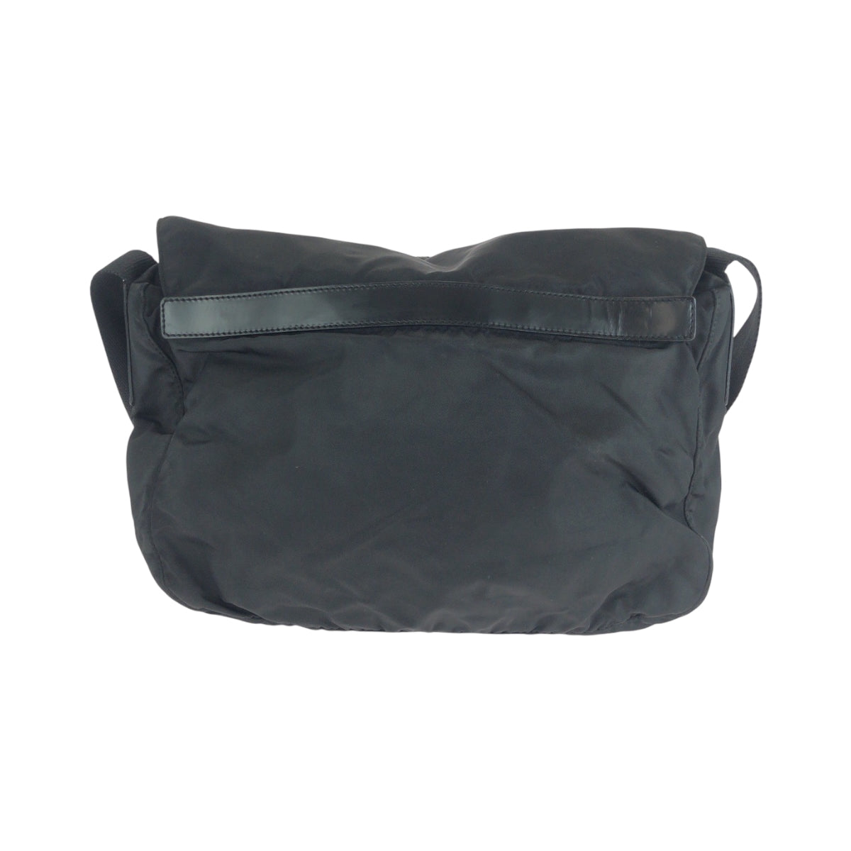 15703
PRADA プラダ テスート 三角ロゴプレート ブラック 黒 シルバー金具 ナイロン 1BD671 ショルダーバッグ メッセンジャーバッグ  レディース ABP35
