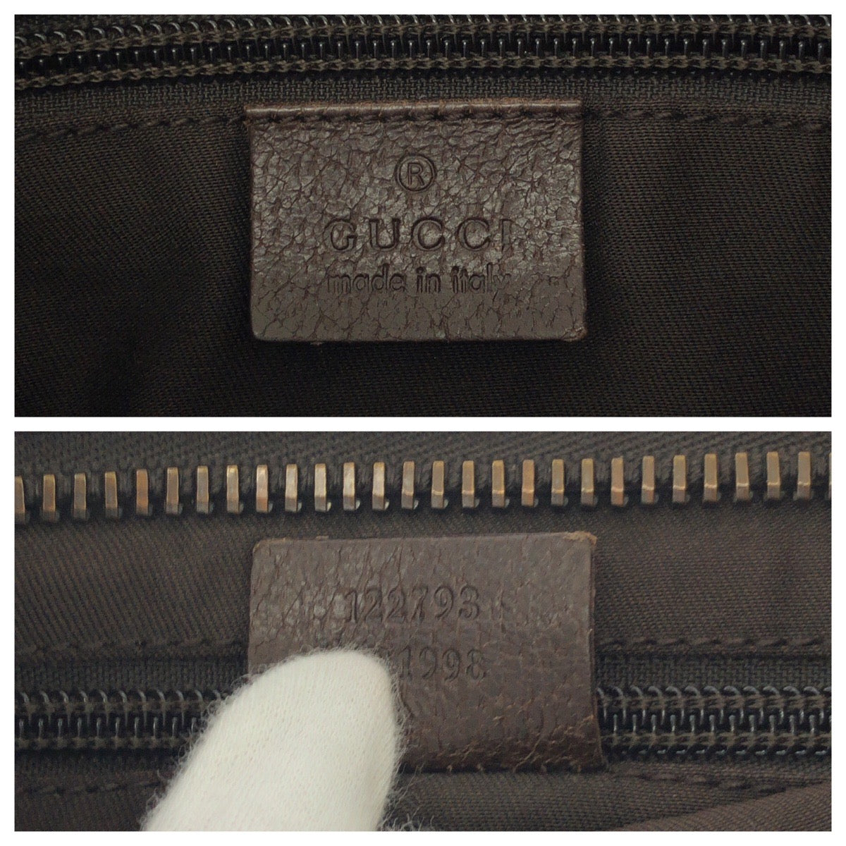 15708
GUCCI グッチ ベージュ ブラウン シルバー金具 GGキャンバス 122793 ショルダーバッグ ポシェット  レディース AB22