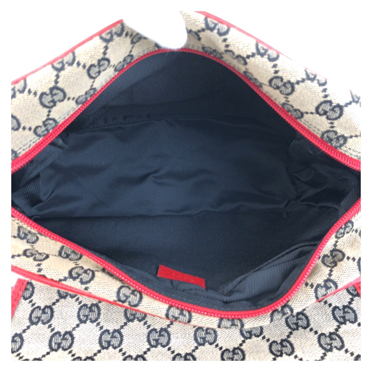 15710
GUCCI グッチ レッド ベージュ ゴールド金具 GGキャンバス / レザー 001 0375 ショルダーバッグ メッセンジャーバッグ  レディース ABP34