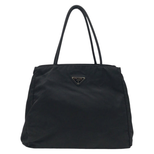 15720
PRADA プラダ テスート 三角ロゴ ブラック 黒 ナイロン ハンドバッグ トートバッグ レディース ABP