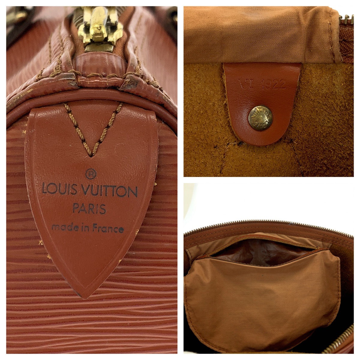 15723
LOUIS VUITTON ルイヴィトン エピ スピーディ35 ブラウン ゴールド金具 エピレザー M42993 ハンドバッグ ミニボストンバッグ  レディース