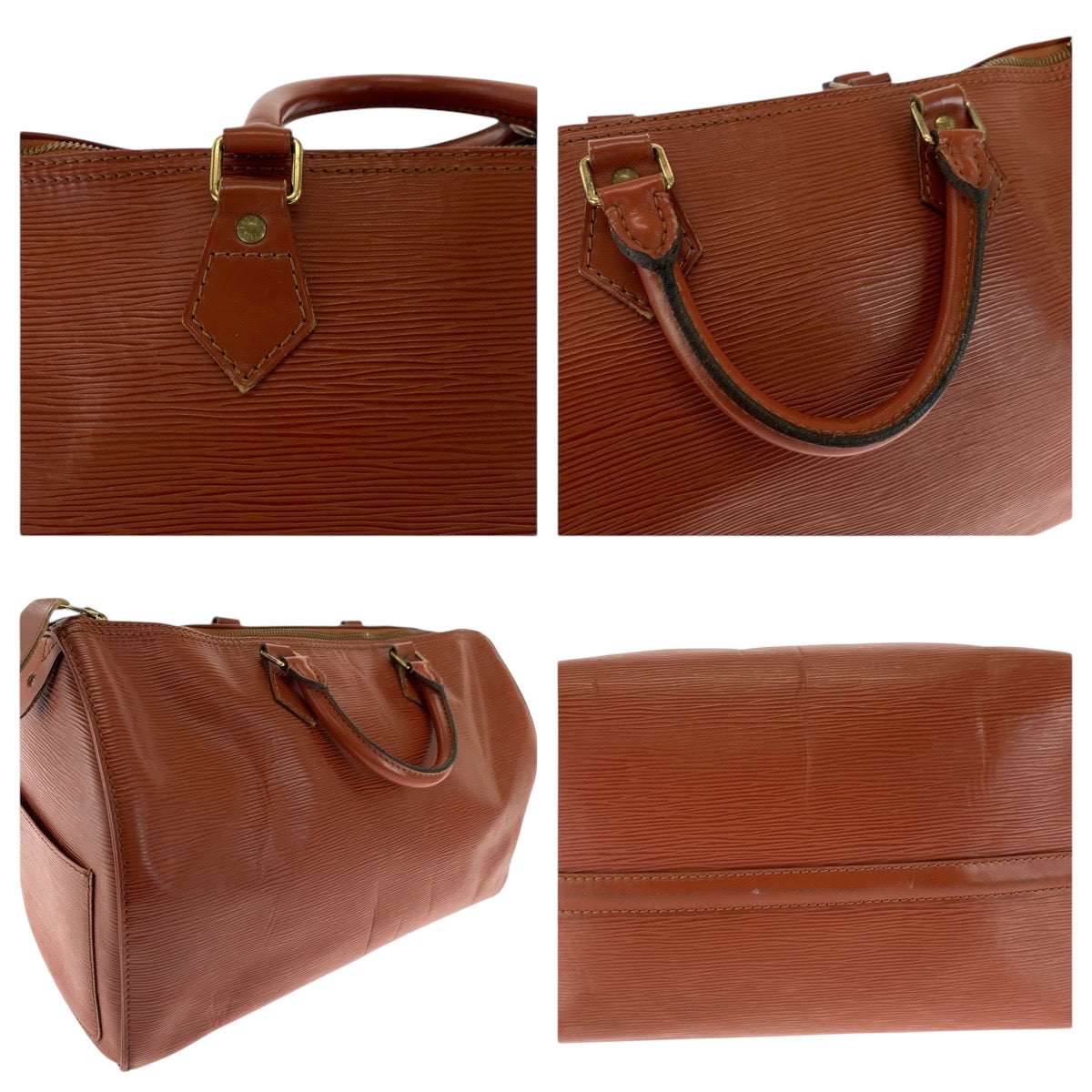 15723
LOUIS VUITTON ルイヴィトン エピ スピーディ35 ブラウン ゴールド金具 エピレザー M42993 ハンドバッグ ミニボストンバッグ  レディース