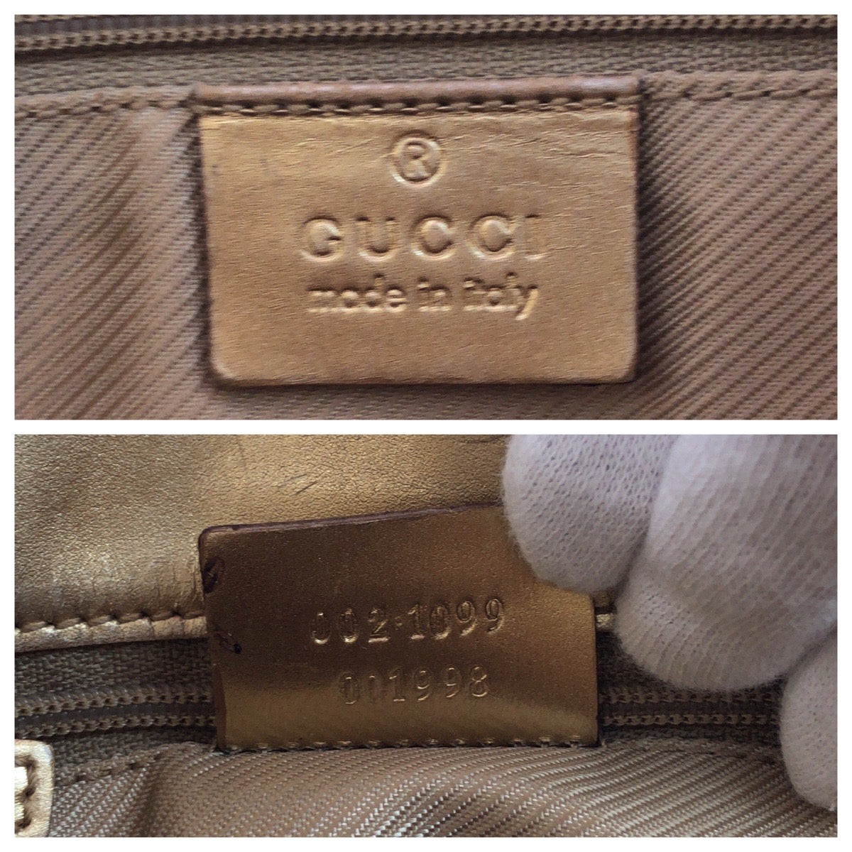 15726
GUCCI グッチ ゴールド ゴールド金具 GGキャンバス 002 1099 トートバッグ ハンドバッグ  レディース AB19