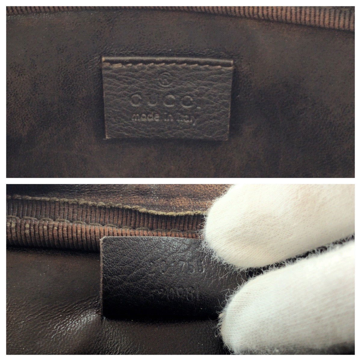 15727
GUCCI グッチ グッチシマ ブラウン ゴールド金具 レザー 201755 クラッチバッグ セカンドバッグ  メンズ
