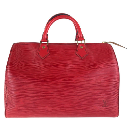 15734
LOUIS VUITTON ルイヴィトン エピ スピーディ 30 カスティリアンレッド ゴールド金具 レザー M43007 ハンドバッグ ミニボストンバッグ  レディース