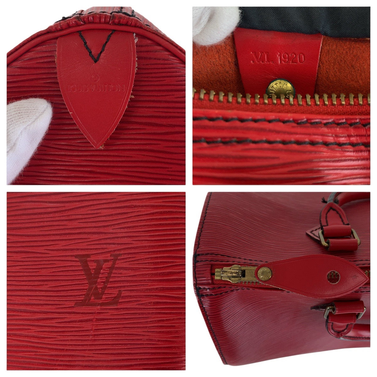 15734
LOUIS VUITTON ルイヴィトン エピ スピーディ 30 カスティリアンレッド ゴールド金具 レザー M43007 ハンドバッグ ミニボストンバッグ  レディース