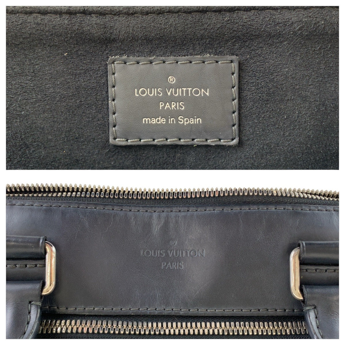 15735
LOUIS VUITTON ルイヴィトン ダミエ グラフィット ポルト ドキュマンジュール NM ブラック 黒 シルバー金具 PVC / レザー N48260 ビジネスバッグ ブリーフケース 2way  メンズ