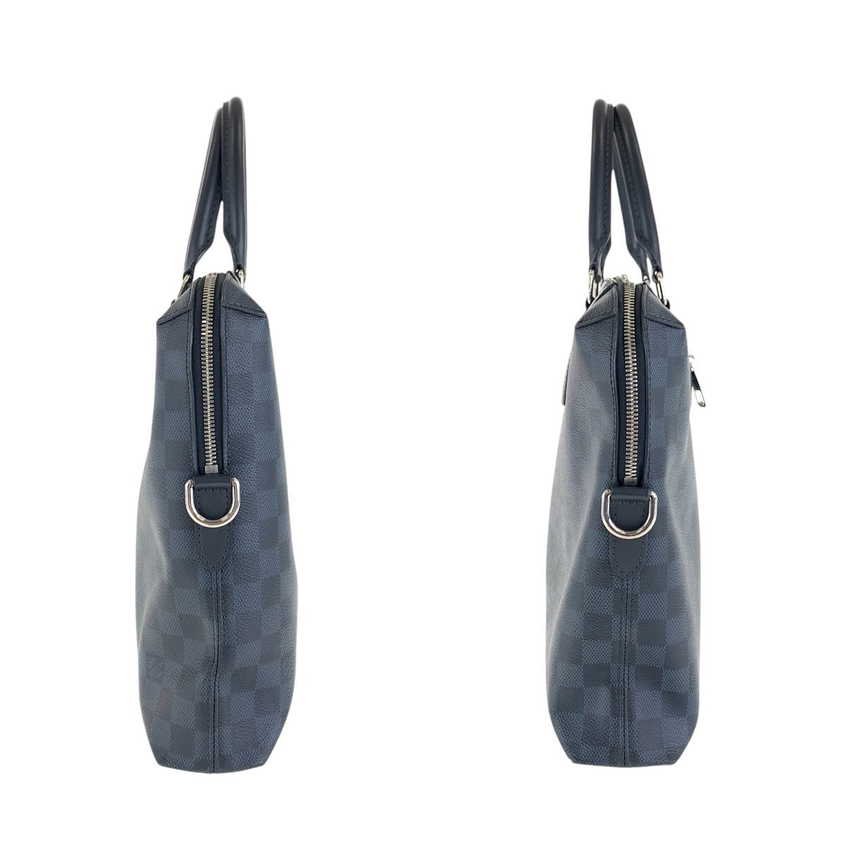15735
LOUIS VUITTON ルイヴィトン ダミエ グラフィット ポルト ドキュマンジュール NM ブラック 黒 シルバー金具 PVC / レザー N48260 ビジネスバッグ ブリーフケース 2way  メンズ