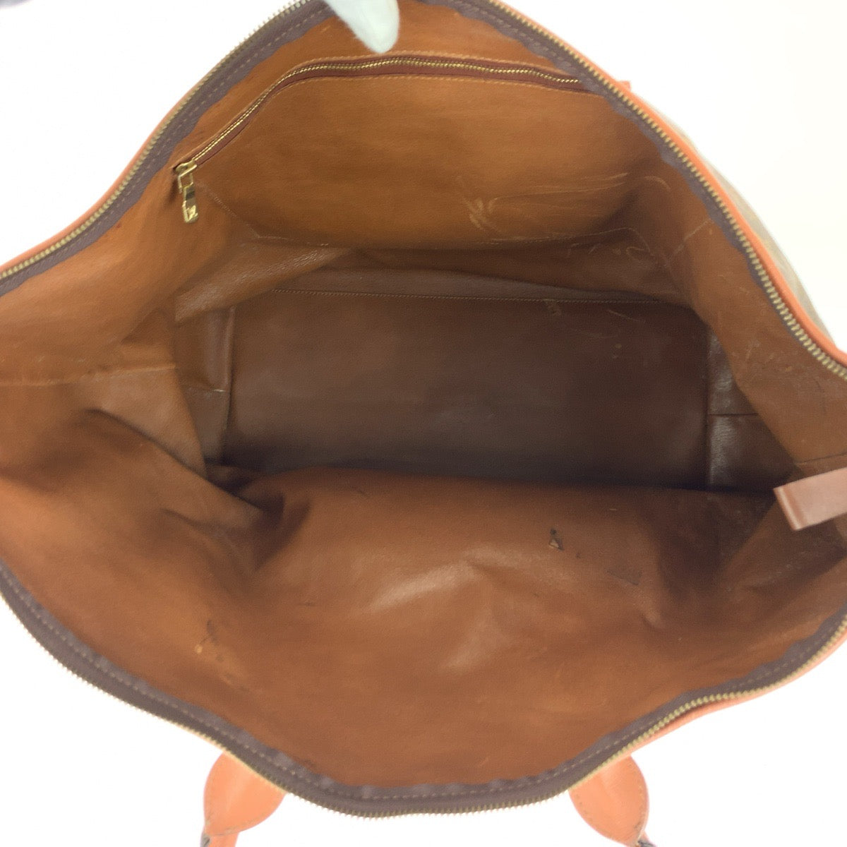 15746
LOUIS VUITTON ルイヴィトン モノグラム サックウィークエンドGM 男女兼用 ブラウン ゴールド金具 PVC M42420 トートバッグ ハンドバッグ  レディース