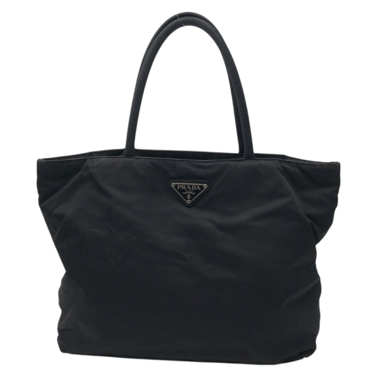 15751
PRADA プラダ テスート 三角ロゴ ブラック 黒 ナイロン トートバッグ ハンドバッグ レディース ABP