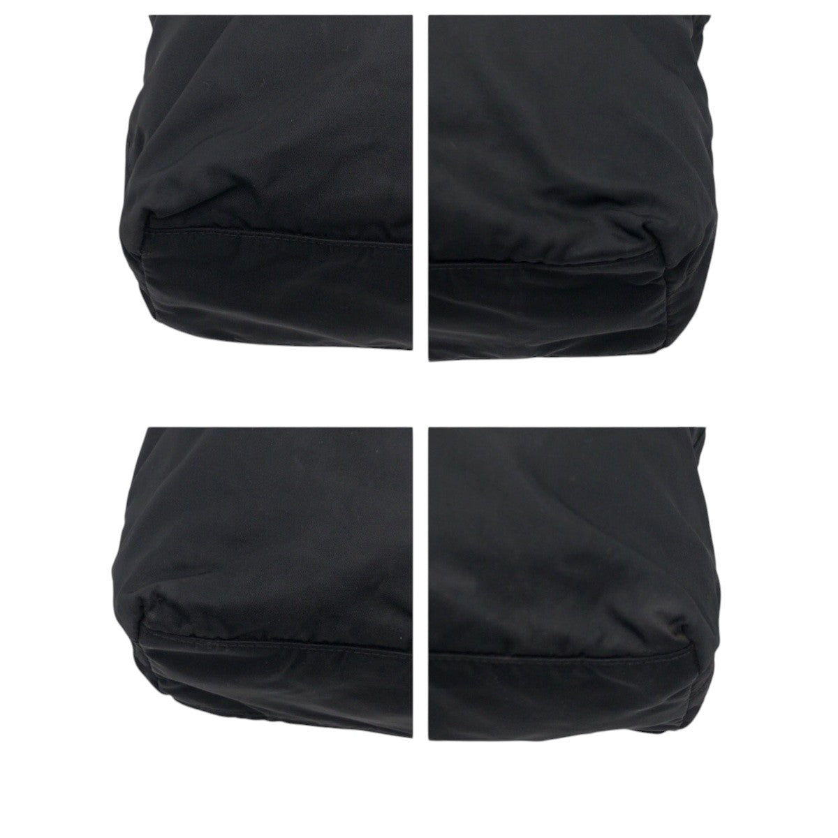 15751
PRADA プラダ テスート 三角ロゴ ブラック 黒 ナイロン トートバッグ ハンドバッグ レディース ABP