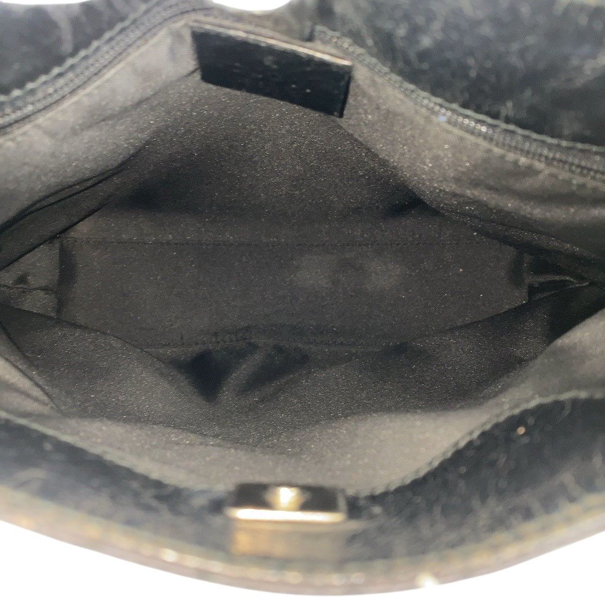 15757
GUCCI グッチ ブラック 黒 シルバー金具 GGキャンバス / レザー 002 1075 ショルダーバッグ  レディース AB18