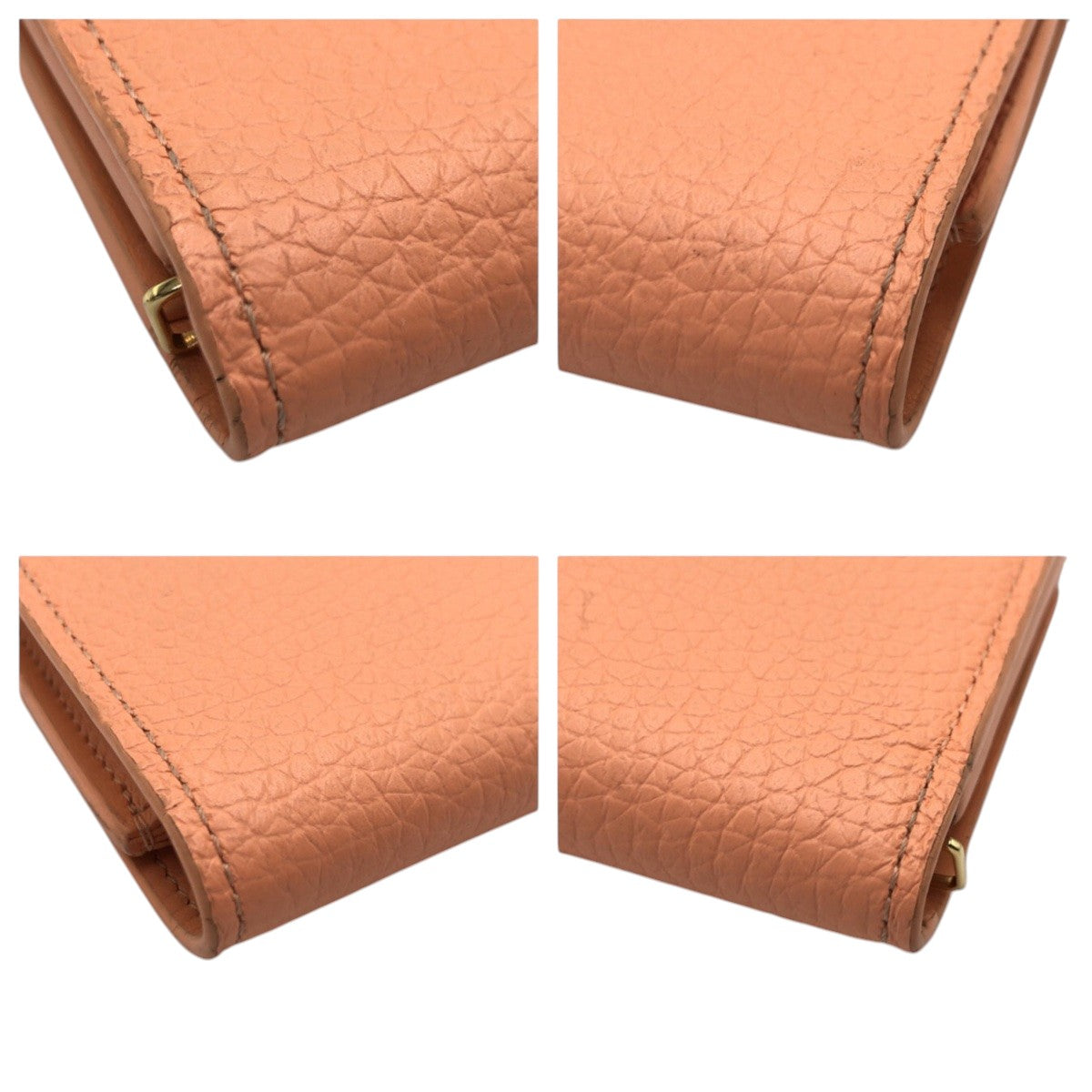15770
LOUIS VUITTON ルイヴィトン ポルトフォイユ カプシーヌ ベージュ レザー M82149 三つ折り財布 折財布 コンパクトウォレット  レディース