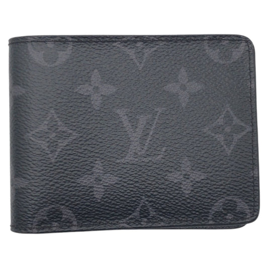 15771
LOUIS VUITTON ルイヴィトン モノグラム ポルトフォイユ スレンダー ブラック 黒 PVC M62294 二つ折り財布 折り財布 コンパクトウォレット  メンズ