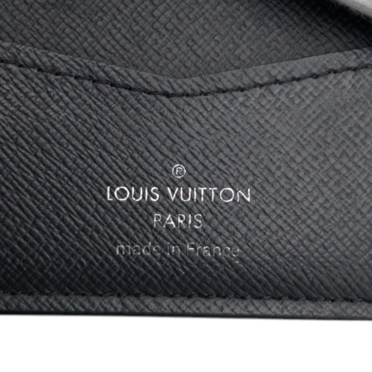 15771
LOUIS VUITTON ルイヴィトン モノグラム ポルトフォイユ スレンダー ブラック 黒 PVC M62294 二つ折り財布 折り財布 コンパクトウォレット  メンズ