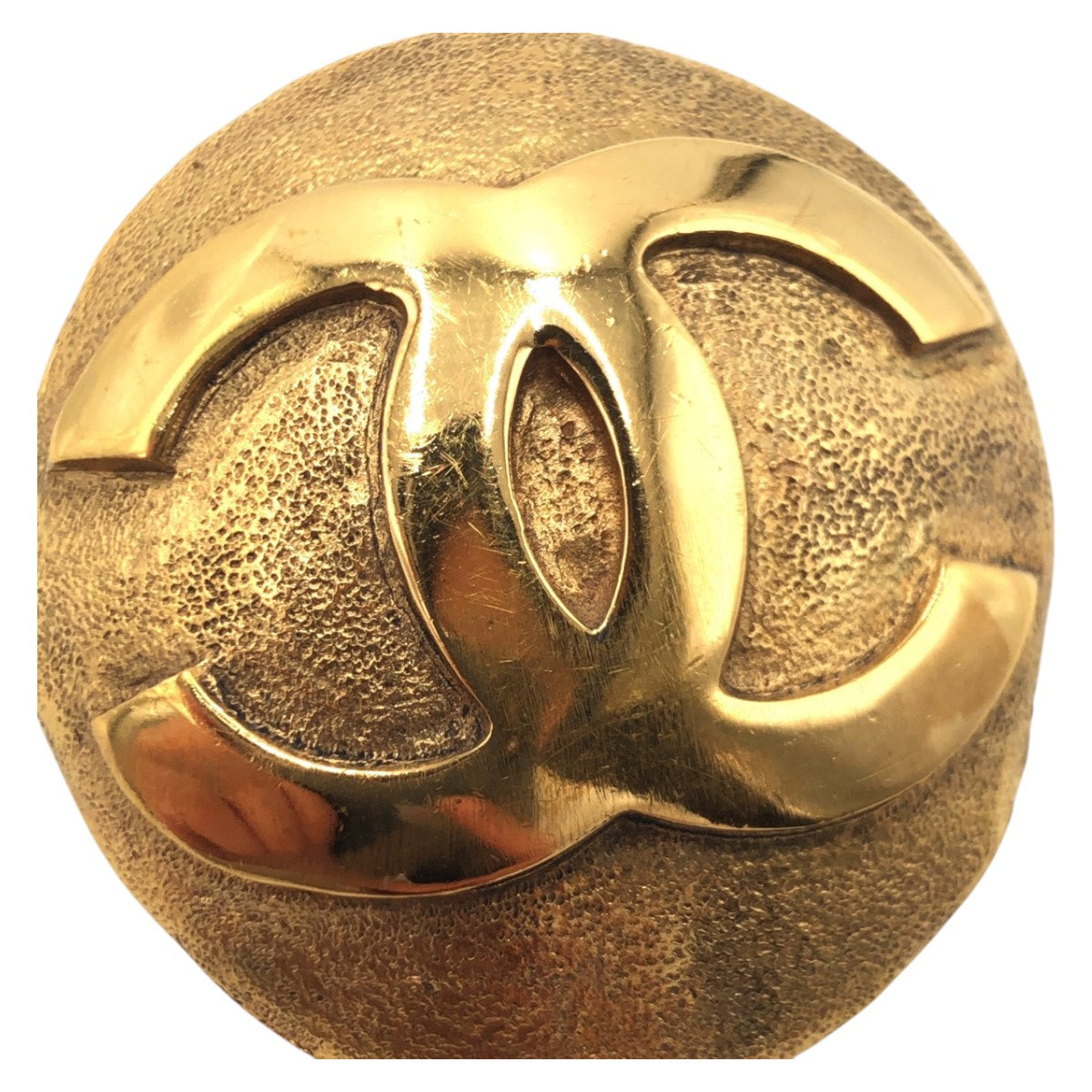 15774
 CHANEL Vintage Coco Mark Gold Metal 29 1257 Brooch for Women