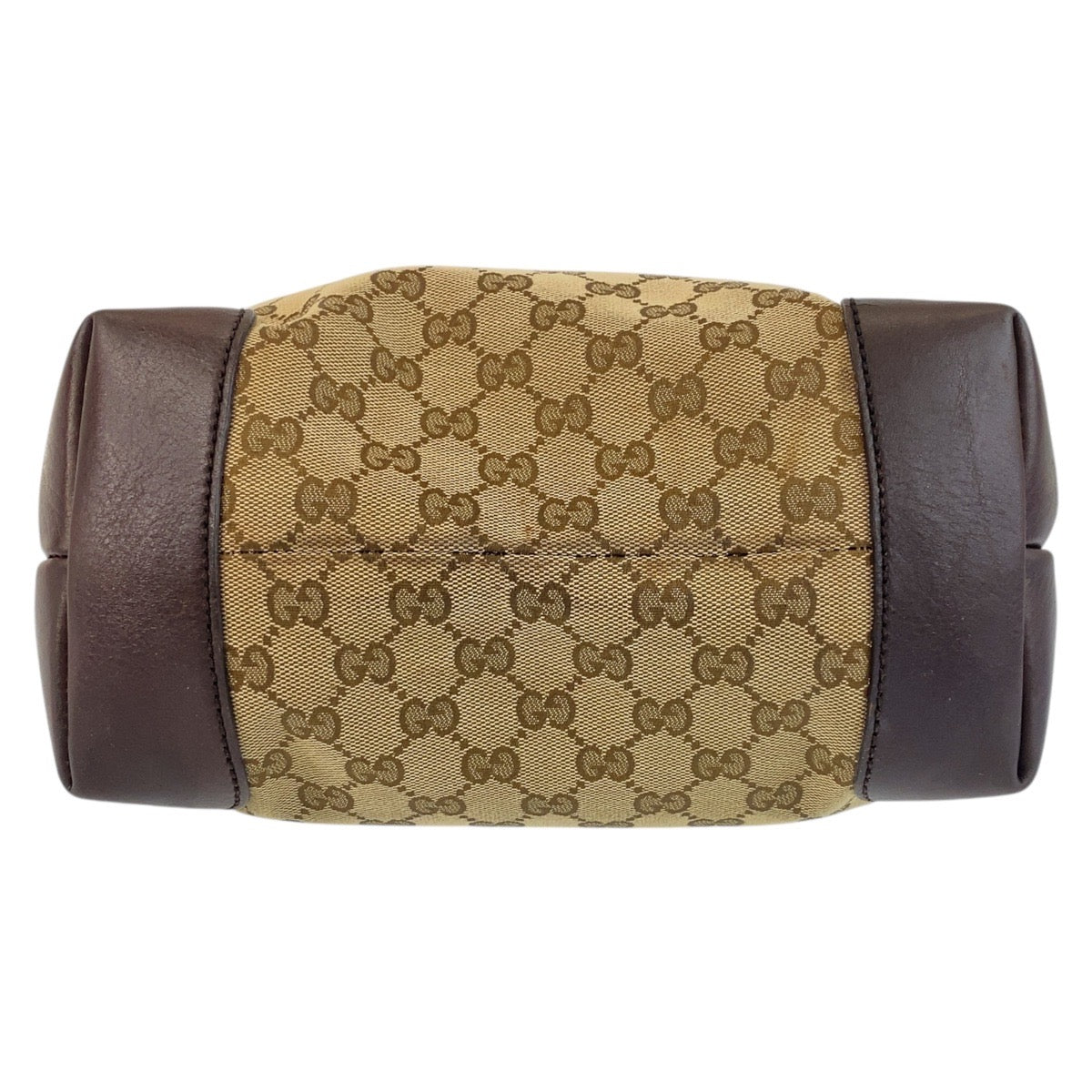 15777
GUCCI グッチ ベージュ ブラウン ゴールド金具 GGキャンバス / レザー 247237 トートバッグ ショルダーバッグ  レディース