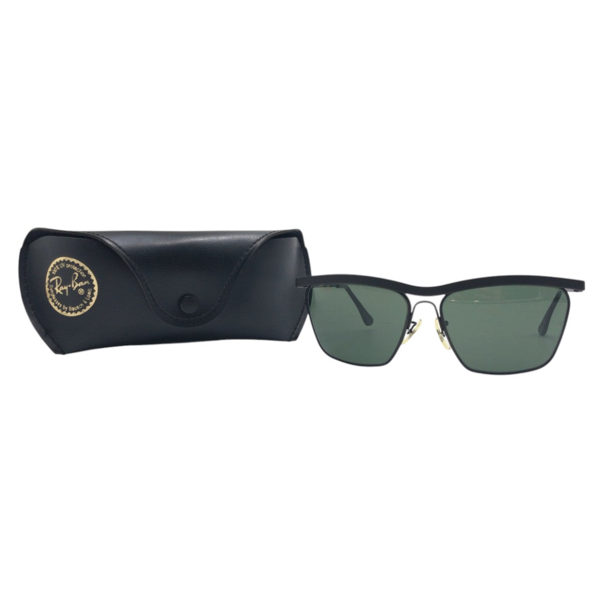 15800
Ray-Ban レイバン ヴィンテージ B&L ボシュロム OLYMPIAN DX ブラック 黒 メタル W1304 WOAR サングラス 男女兼用 スクエア  メンズ