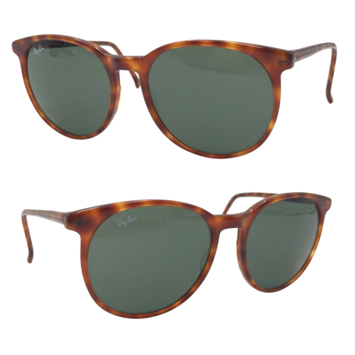 15803
 Ray-Ban Vintage B&amp;L STYLE C Brown Plastic Sunglasses Unisex Wellington Men's